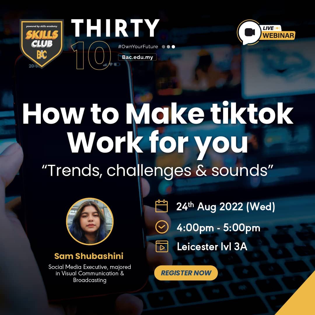 How to Make TikTok Work for You: Trends, Challenges & Sounds