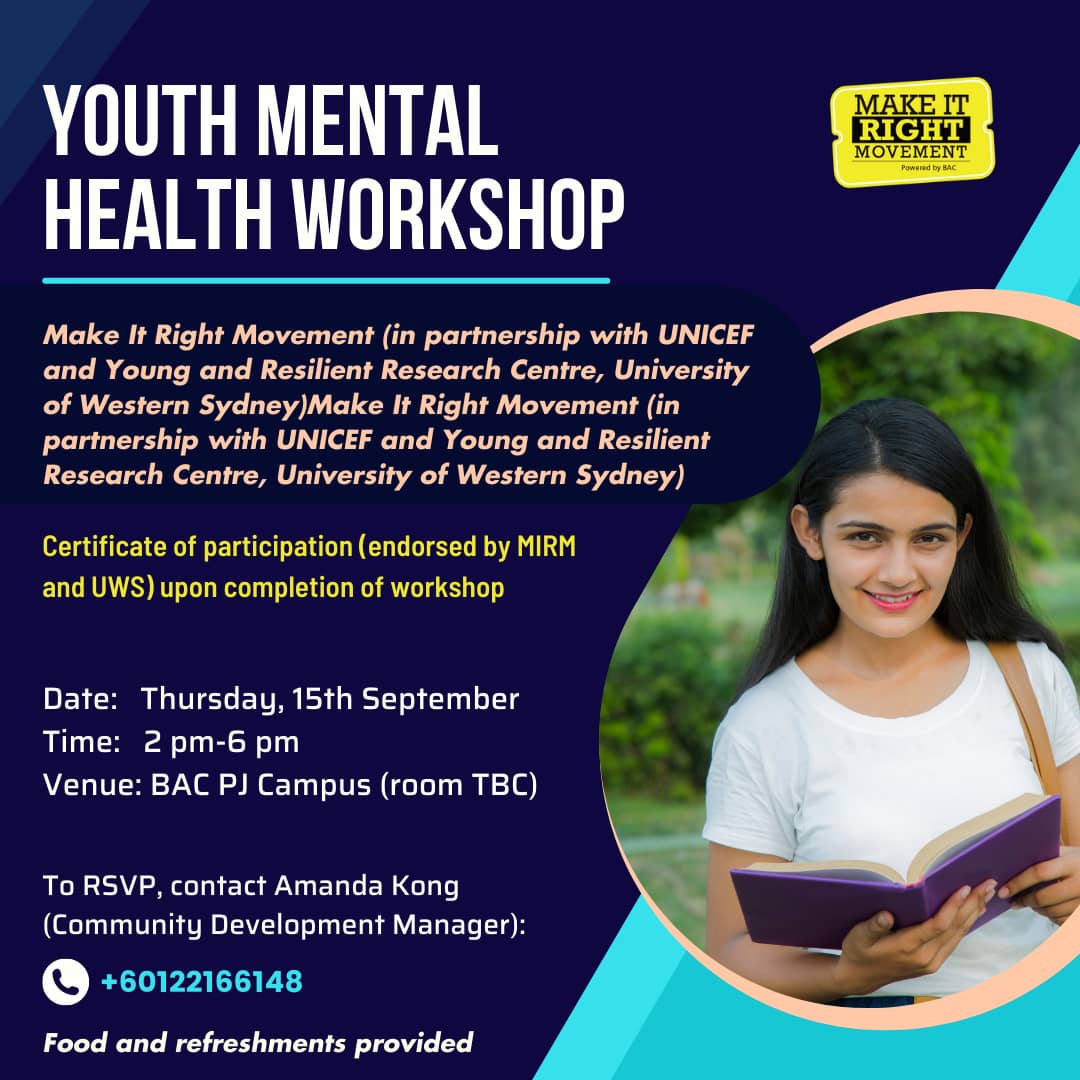 Youth Mental Health Workshop