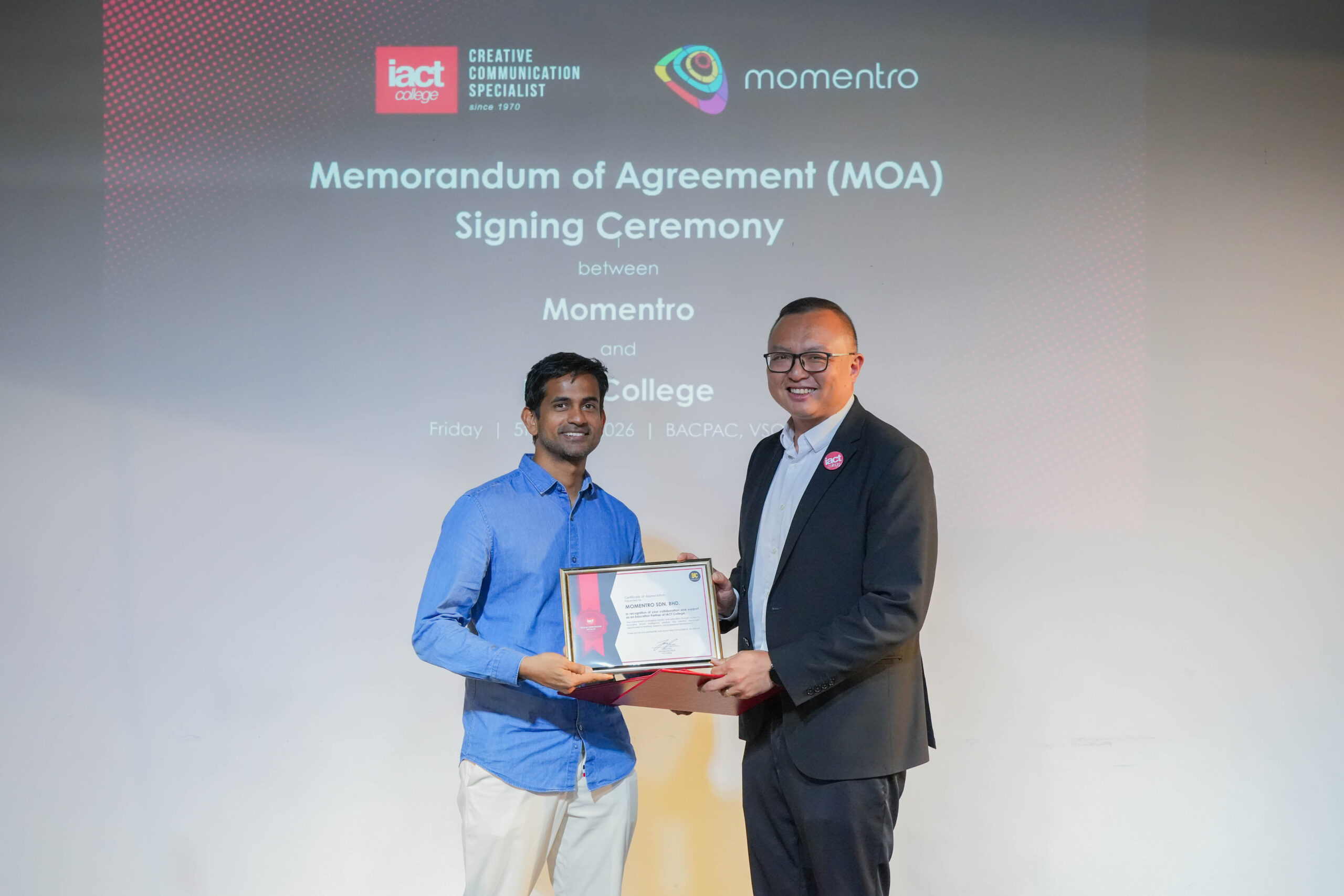 IACT College and Momentro Forge Strategic Partnership to Equip Future Marketers with Advanced AI Brand Intelligence